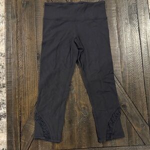 Lululemon Athletica Black Capri Leggings